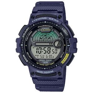Casio Men's Solar-Powered Digital Watch with Blue Dial - WS-1200H-2AV